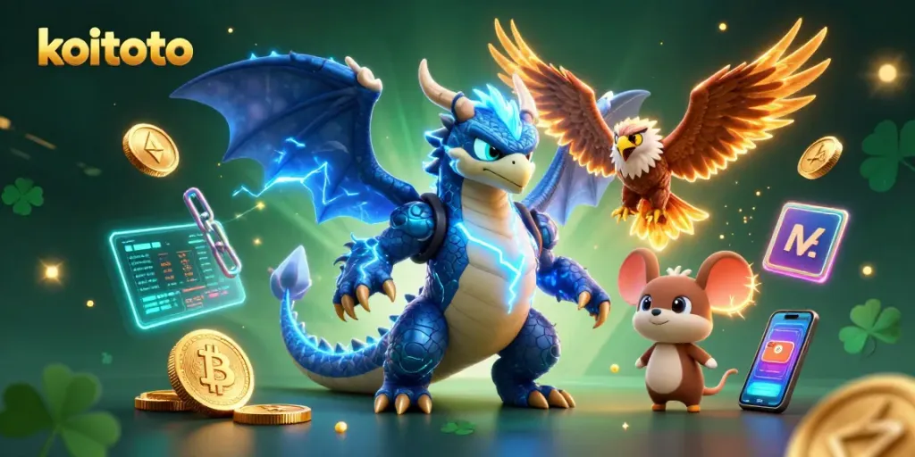 Koitoto offers exhilarating online gambling experiences with thrilling dragons and electric characters