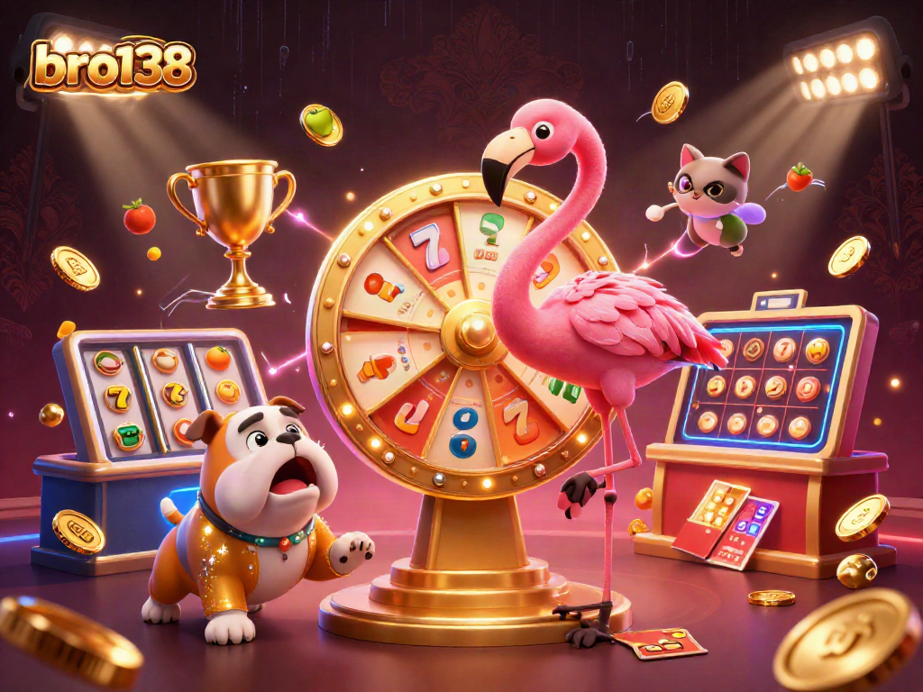 Spin to win at bro138 with exciting slots and vibrant casino elements in action!