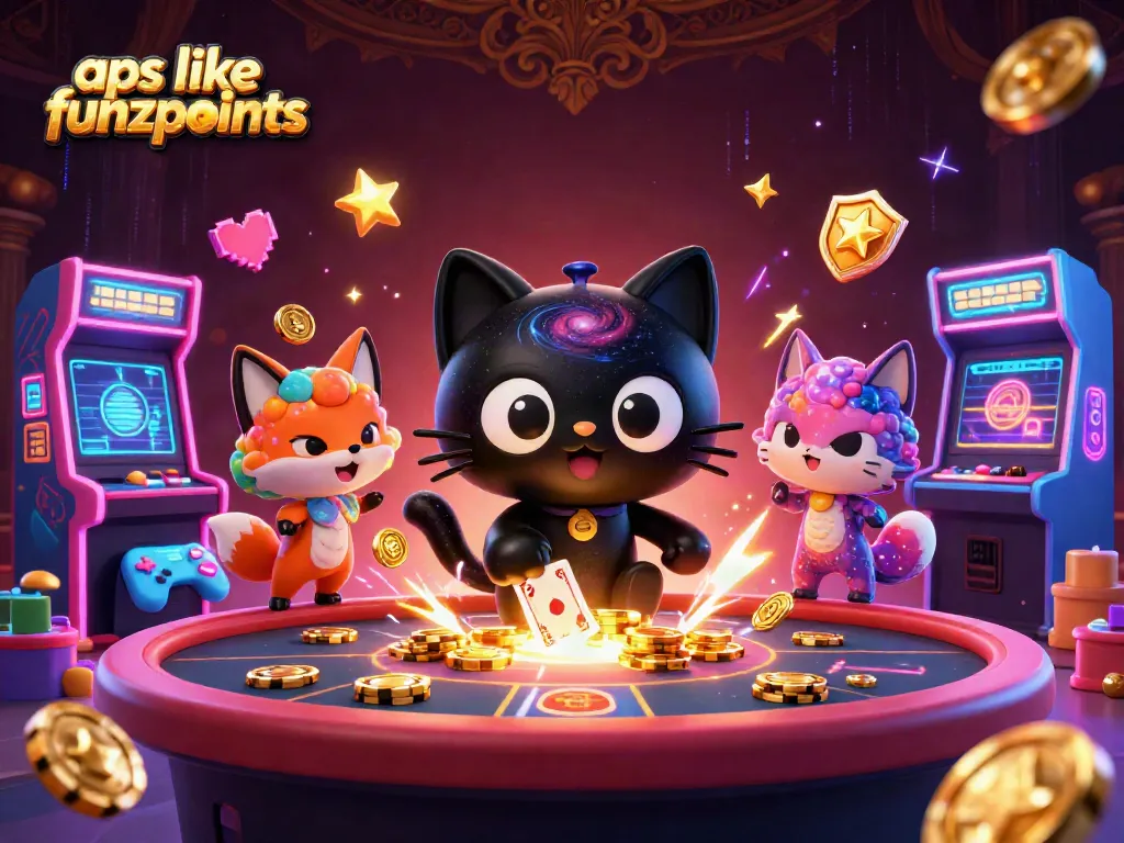 Experience the thrill of gaming with apps like funzpoints, featuring vibrant casino elements and dynamic characters.