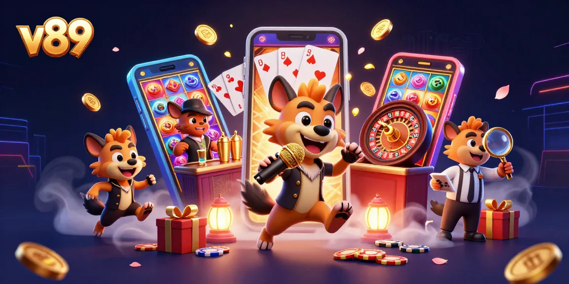 v89 menawarkan pengalaman kasino yang menghibur dengan komedi dan slot yang menarik.