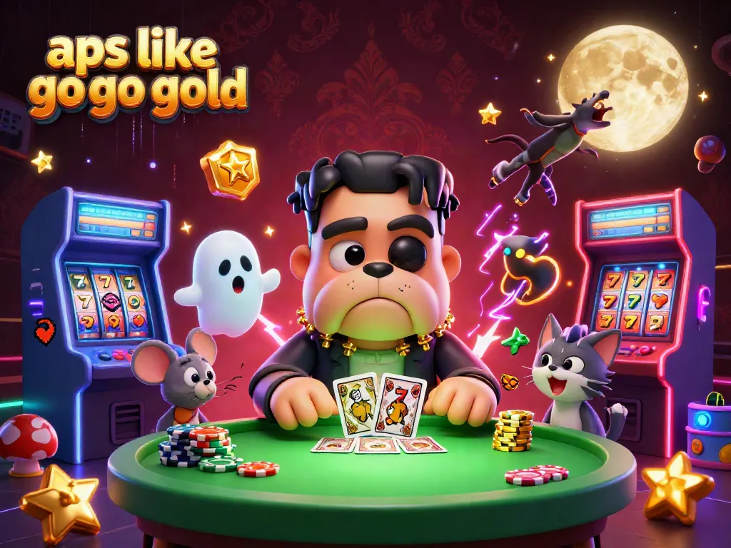 Play exciting games like Go Go Gold with slot reels and themed casino elements.