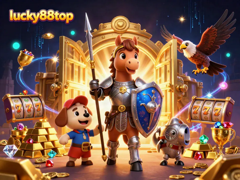 Engage with lucky88top's immersive online gaming experience featuring vibrant treasures and action-packed characters.