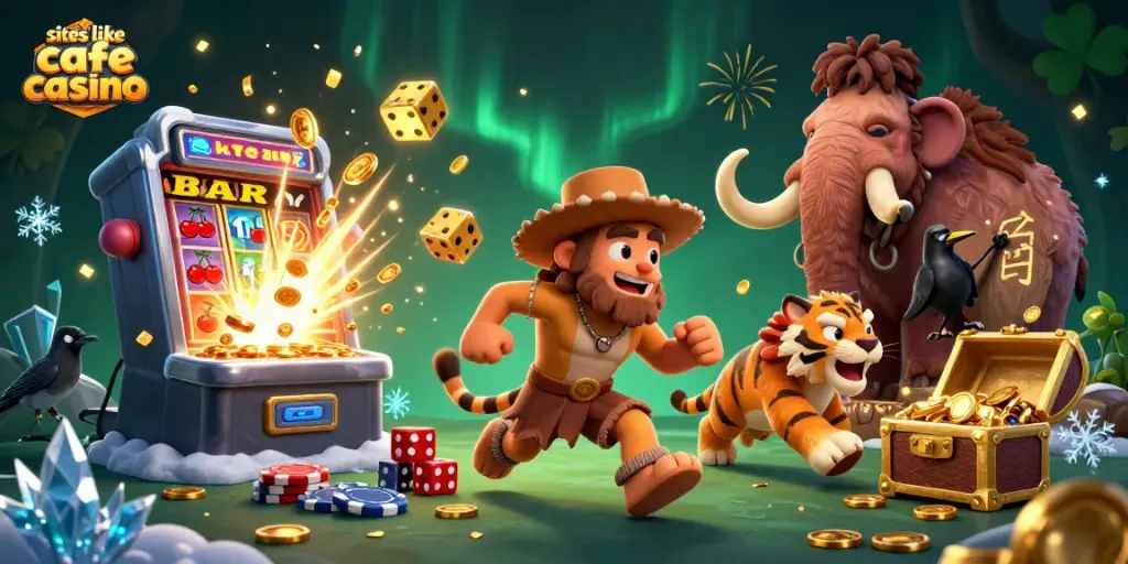 Engage in thrilling gameplay at sites like cafe casino with vibrant slot machines and exciting characters.