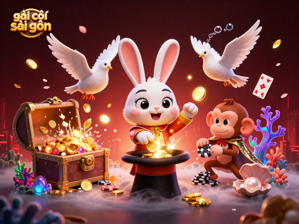 Engage with gái gọi sài gòn through a vibrant gambling-themed illustration showcasing dynamic casino elements.