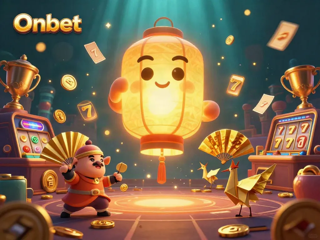 Experience thrilling casino gaming at Onbet with vibrant slot action and enchanting characters.