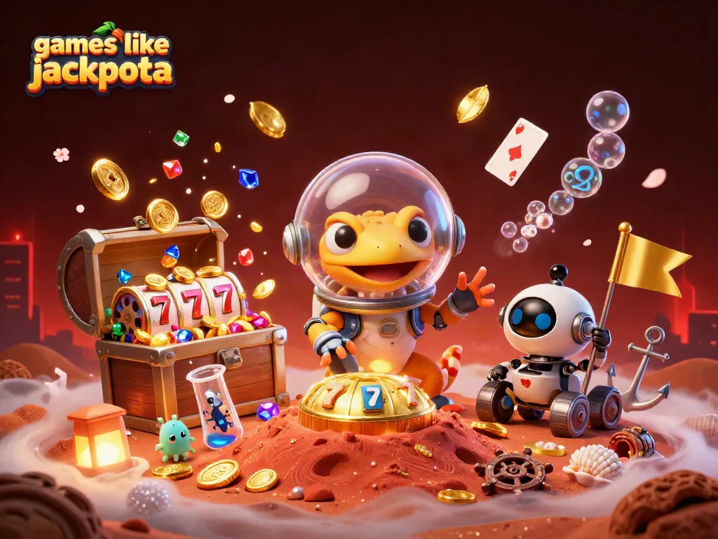 Play exciting games like jackpota with our vibrant casino adventure featuring gold coins and lively characters.