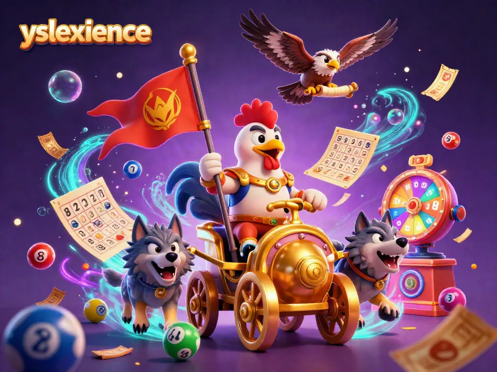 Engage in exciting gameplay with yslexperience's colorful, dynamic gambling scene.