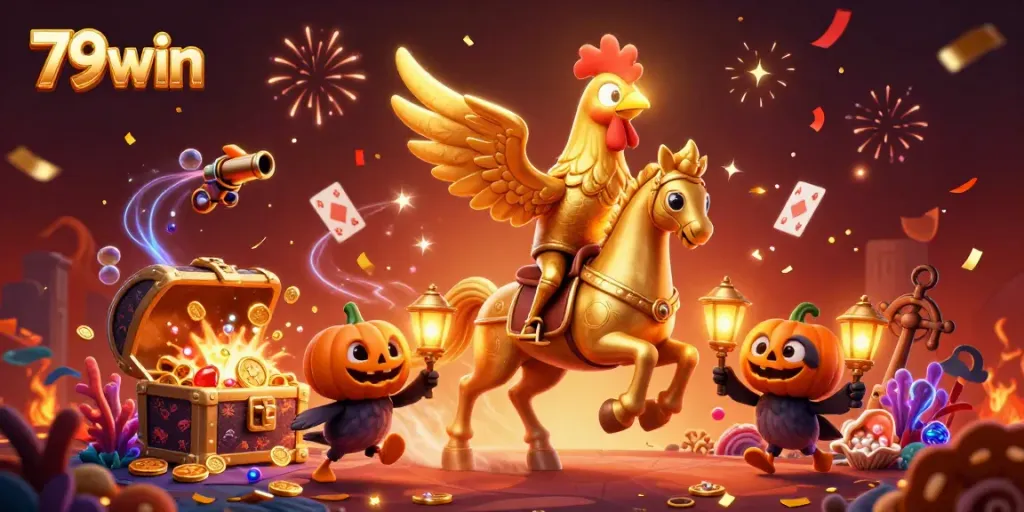 Experience exciting gameplay at 79win with vibrant scenes filled with gold and adventure.