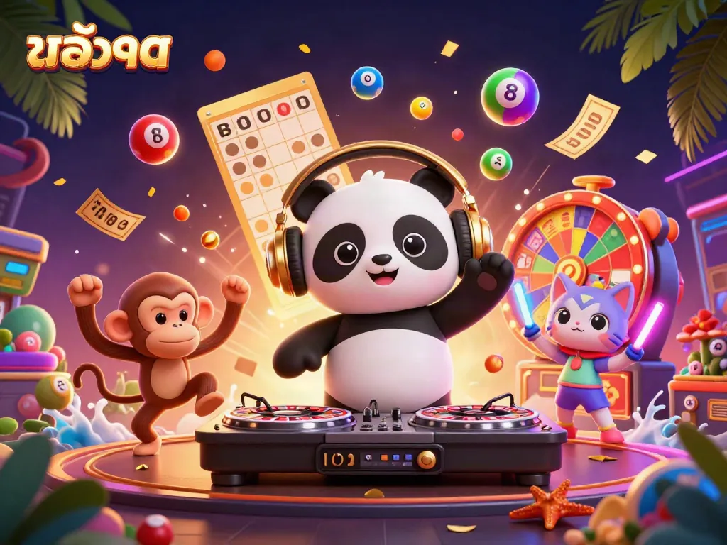 Engage in the exciting world of สล็อต with colorful characters and vibrant casino elements