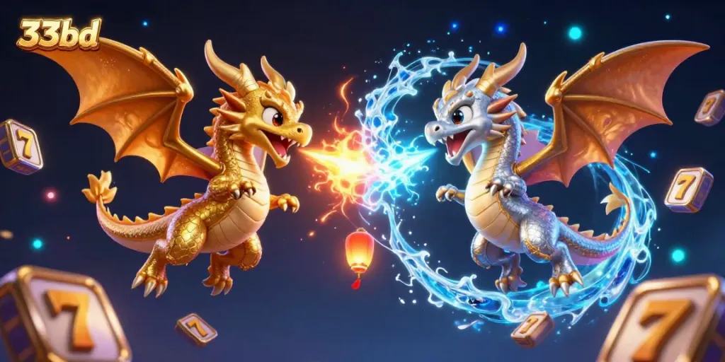 Engage with the thrilling universe of 33bd through dragons and vibrant casino elements.